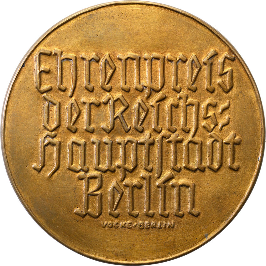Niemcy, III Rzesza. Medal Wystawa Berlin 1936